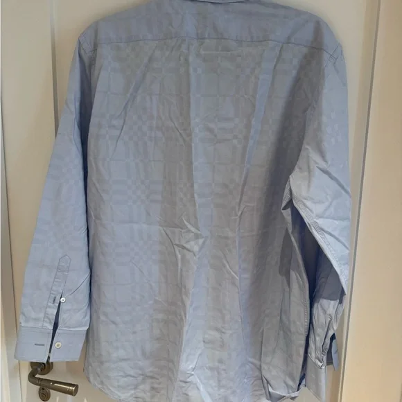 Burberry Light Blue Men's Dress Shirt - Picture 2 of 4